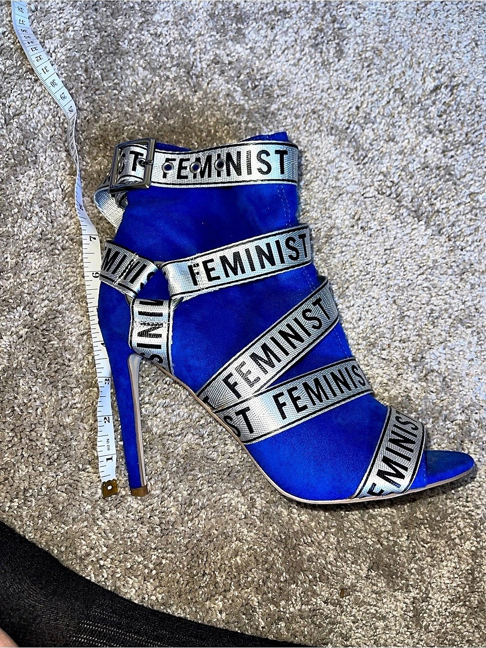 Cape Robbin Blue & Silver Heels US 9